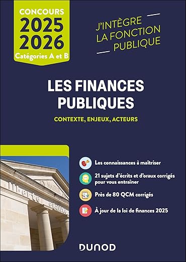 Les finances publiques 2025-2026 — L'essentiel pour réussir votre concours