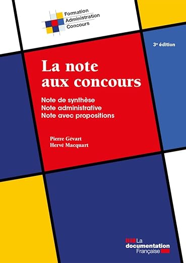 La note aux concours — Note de synthèse, note administrative, note avec propositions